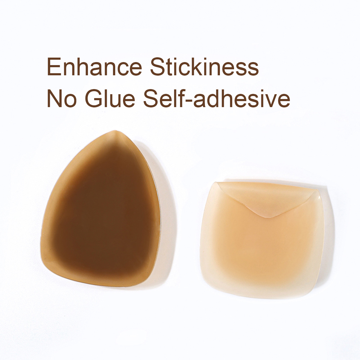 Push Up Bra Silicone - Yeniden Kullanılabilir Yapışkansız Üçgen Göğüs Ucu