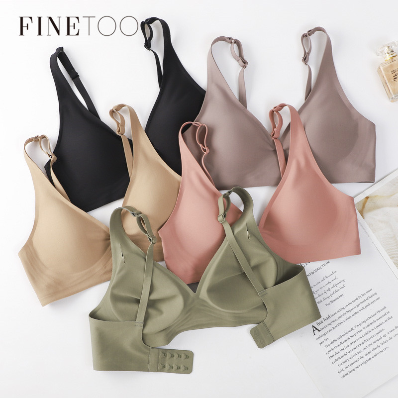 Mastectomy Bra Pocket - FINETOO Yumuşak Kablosuz Sutyen Kadın Derin