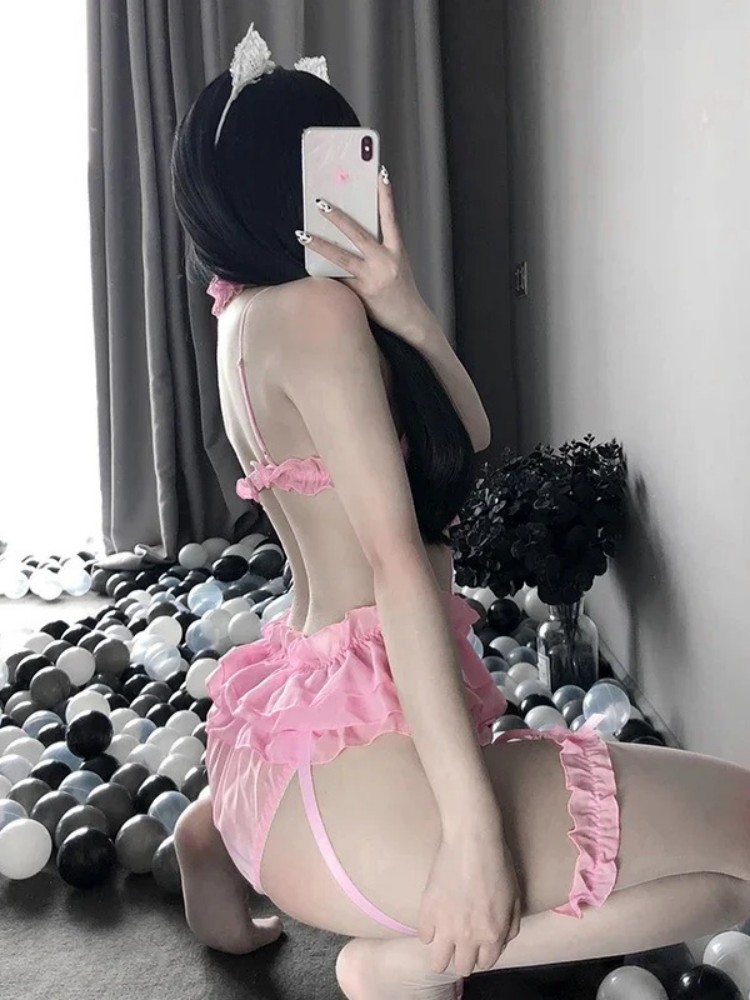 Kadınlar için Seksi Erotik İç  - Lace Bralette Set incelemesi ve fiyatı
